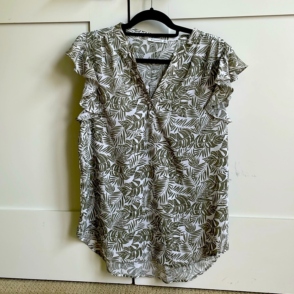Flowy sheer top